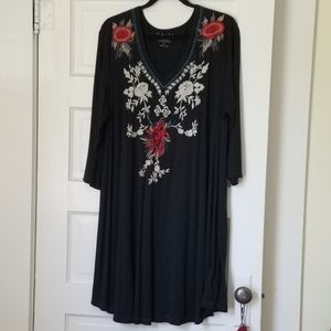 Caite Embroidered Dress 1X-new w/o tags